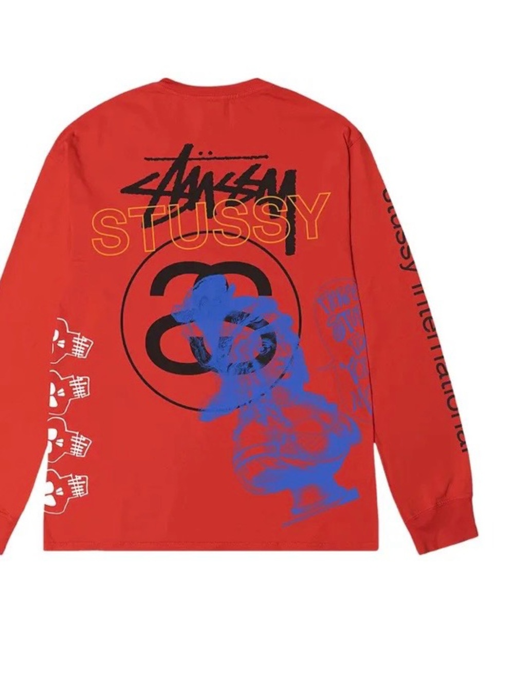 Stussy test strike pigment Dyed Long Sleeve Tee - Picture 3 of 6